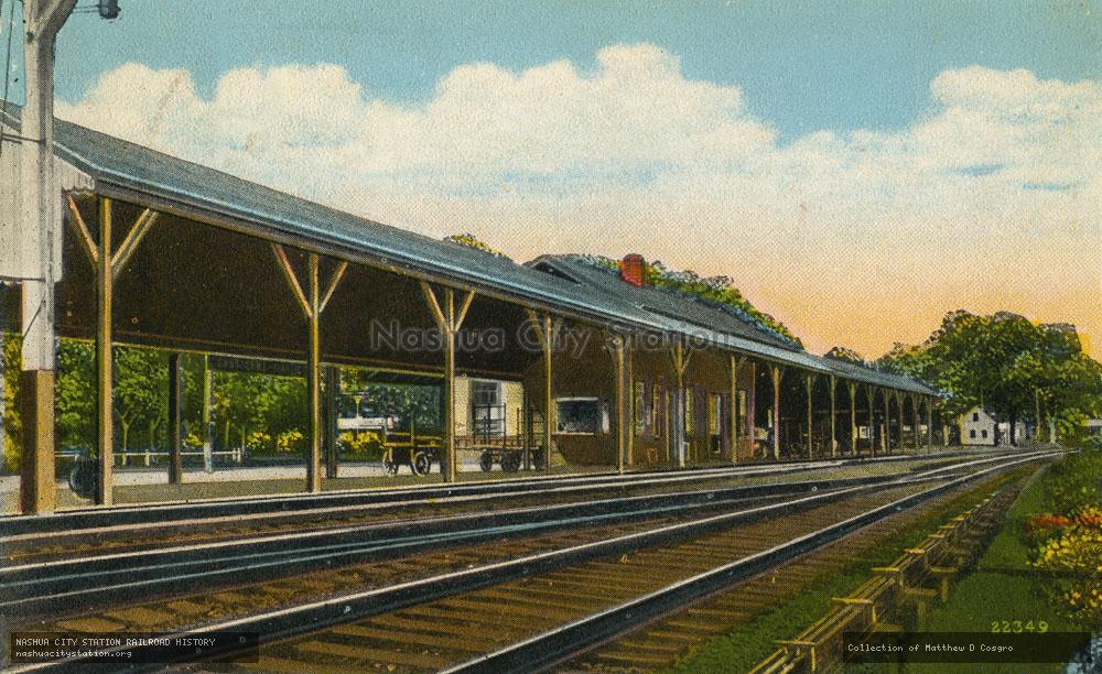 Postcard: Railroad Station, Niantic, Connecticut